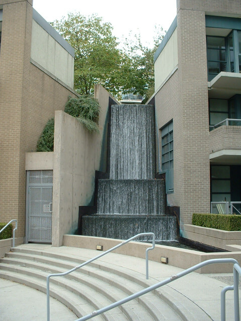 Mock waterfall